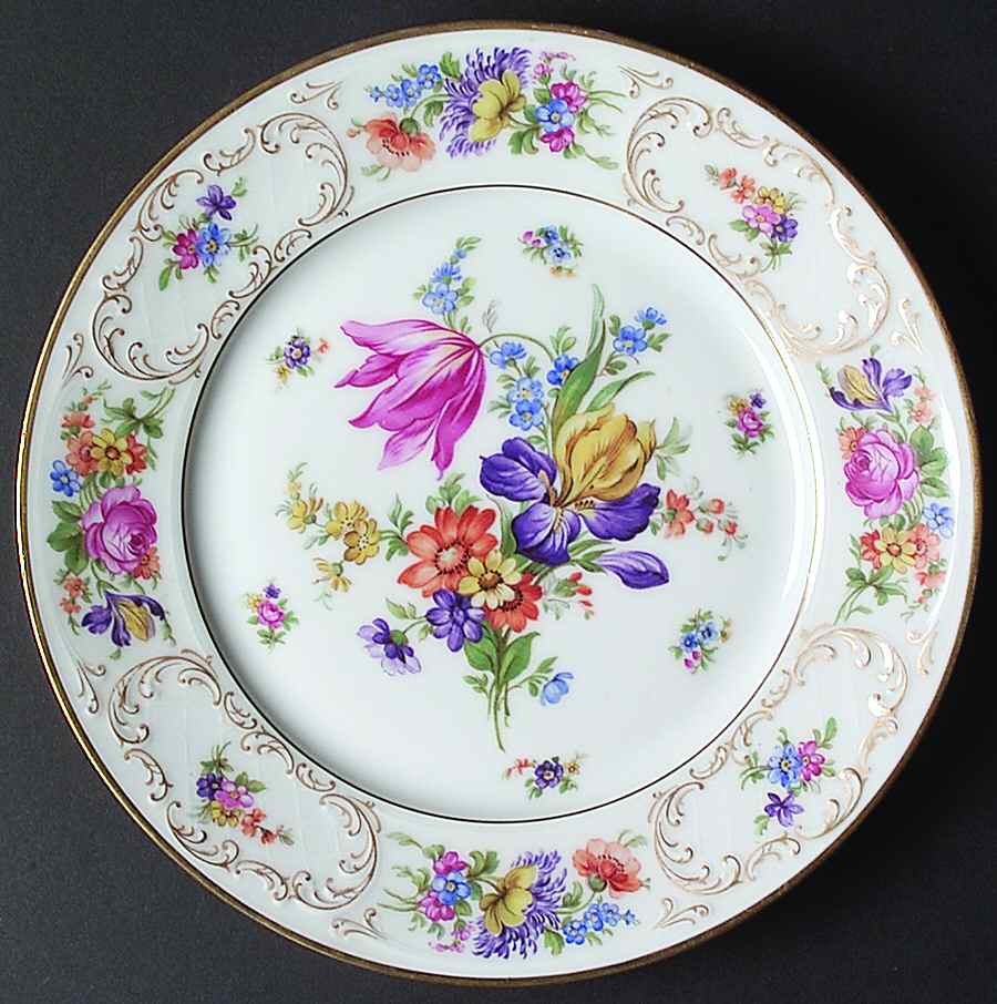 Dresden Luncheon Plate by Tirschenreuth-1