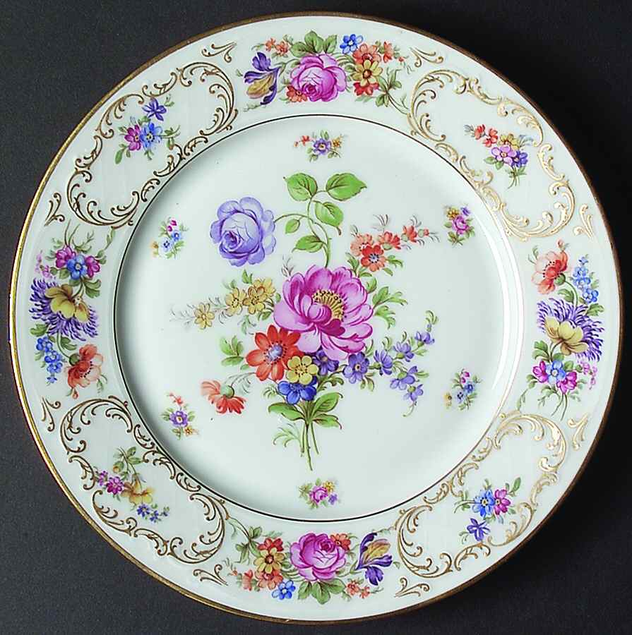 Dresden Luncheon Plate by Tirschenreuth-1
