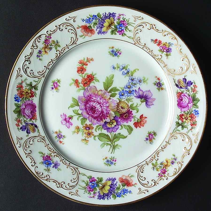 Dresden Luncheon Plate by Tirschenreuth-1