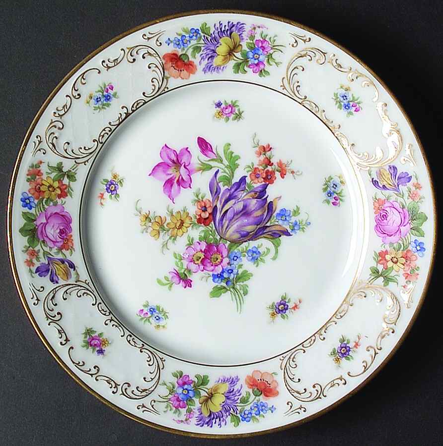Dresden Salad Plate by Tirschenreuth-1