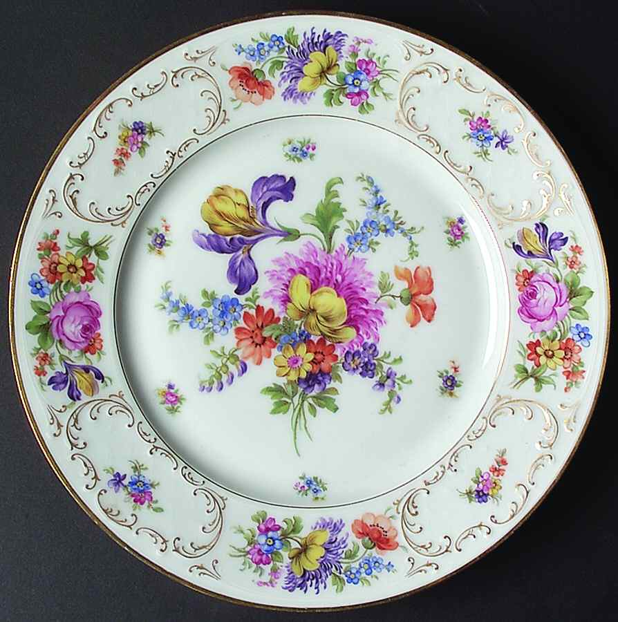 Dresden Dinner Plate by Tirschenreuth-1