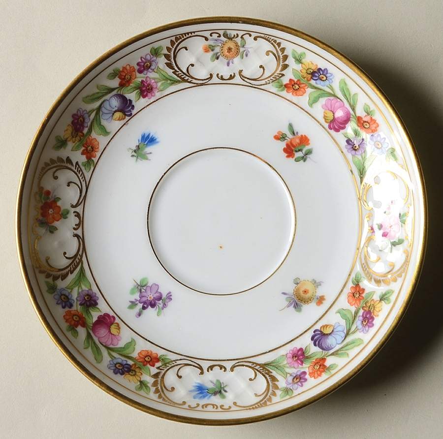 Dresden Saucer for Bouillon Cup by Tirschenreuth-1