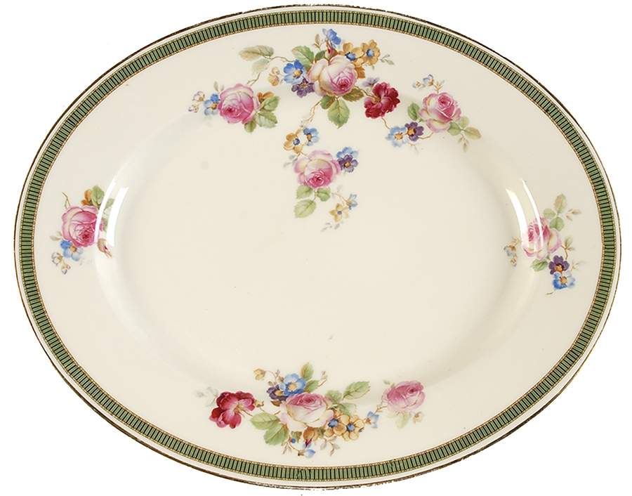 The Durham 11" Oval Serving Platter by Tirschenreuth-1