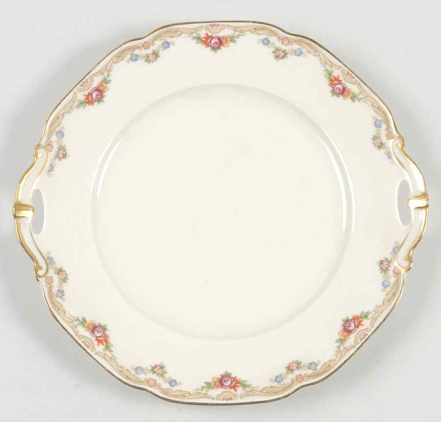 The Elgin Handled Cake Plate by Tirschenreuth-1