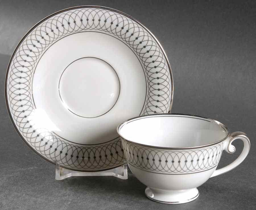 The Elgin Footed Demitasse Cup & Saucer Set by Tirschenreuth-1