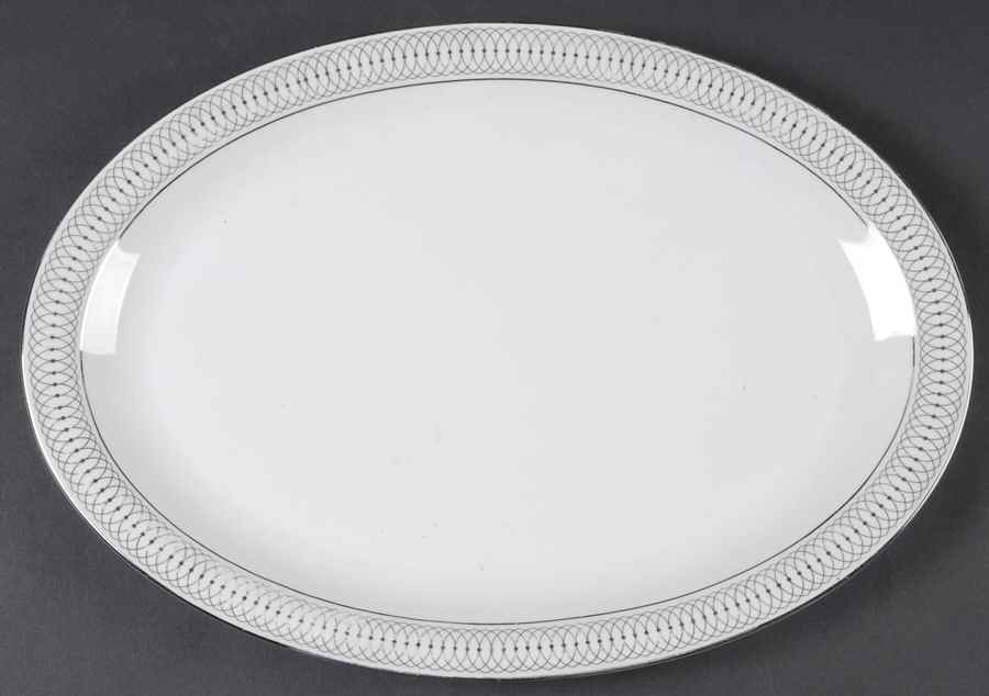 The Elgin 13" Oval Serving Platter by Tirschenreuth-1