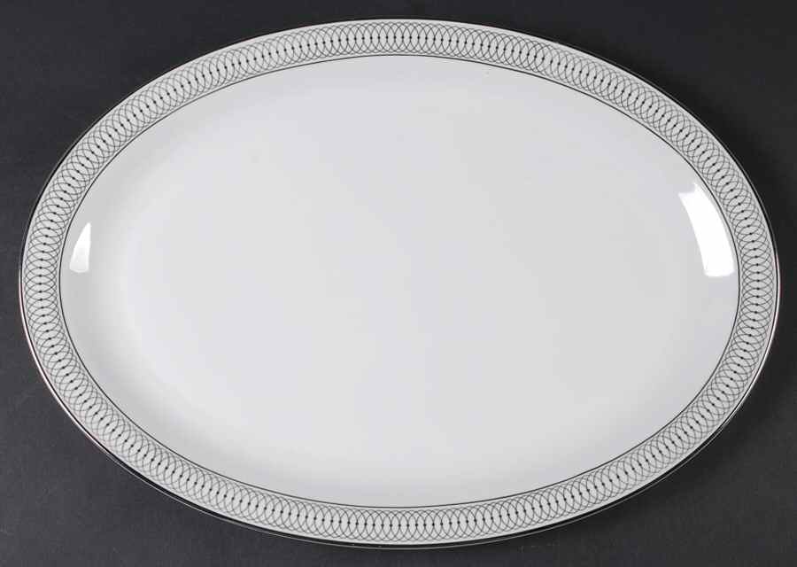 The Elgin 15" Oval Serving Platter by Tirschenreuth-1
