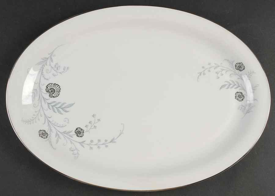 Enchanting 15" Oval Serving Platter by Tirschenreuth-1