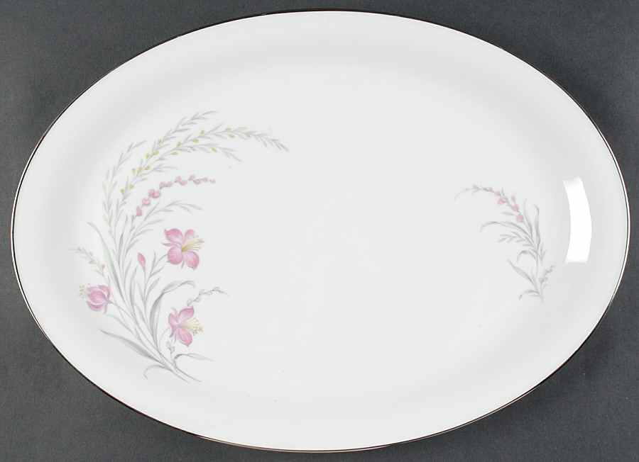 Entrancing 16" Oval Serving Platter by Tirschenreuth-1