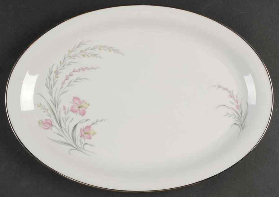 Entrancing 13" Oval Serving Platter by Tirschenreuth-1