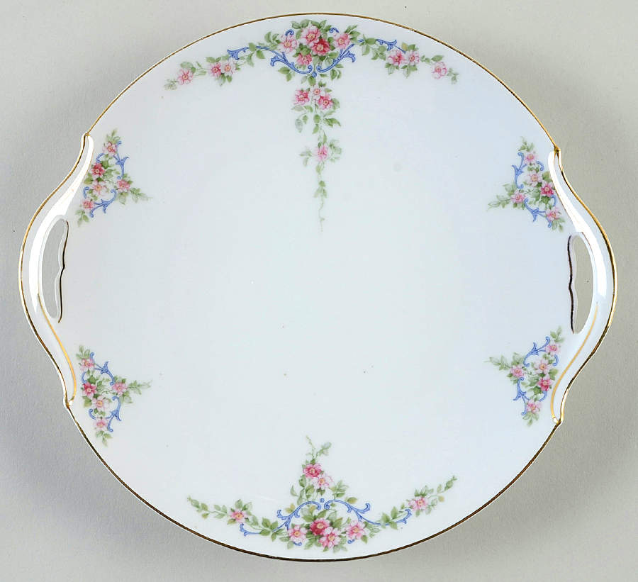The Eton Handled Cake Plate by Tirschenreuth-1