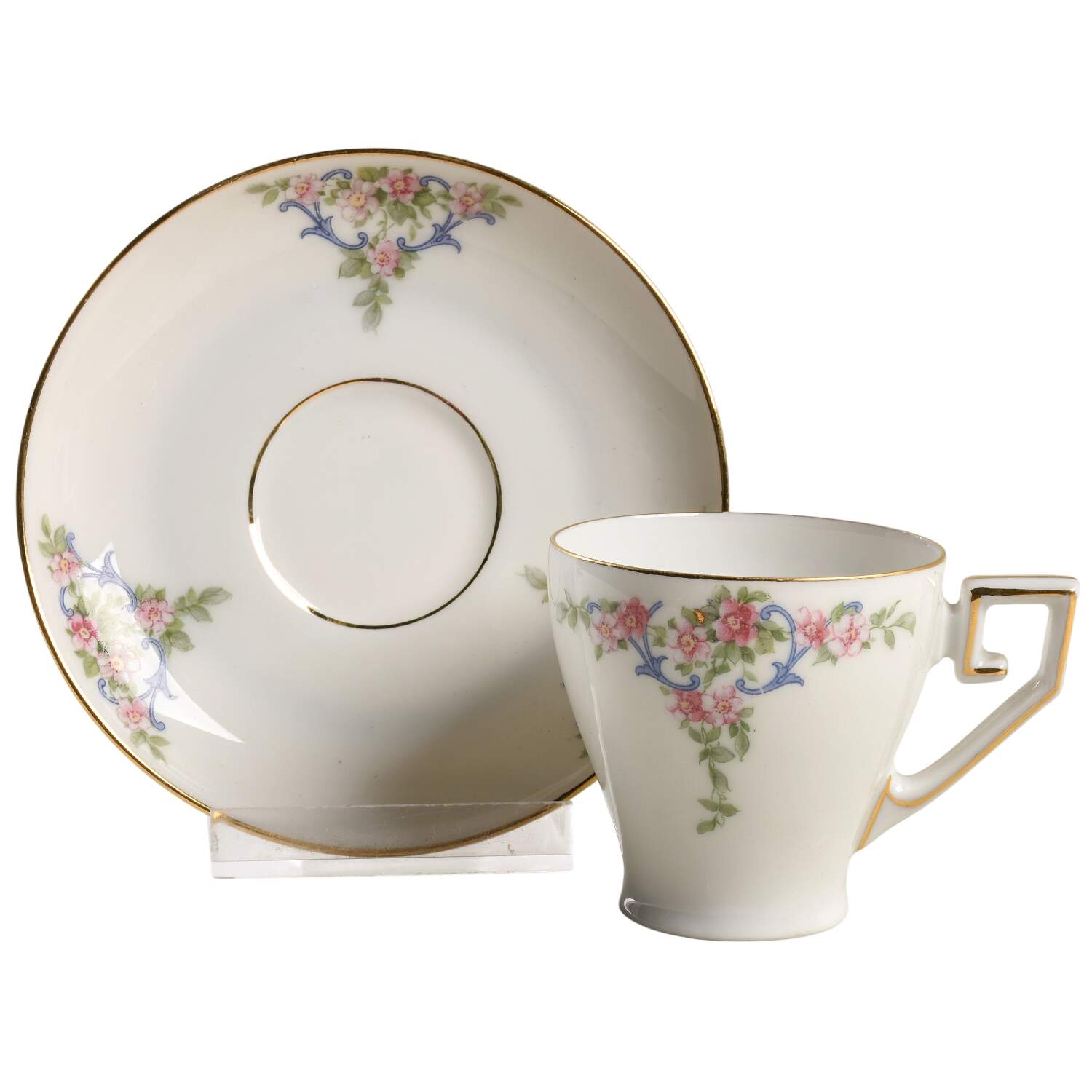 The Eton Flat Demitasse Cup & Saucer Set by Tirschenreuth-1