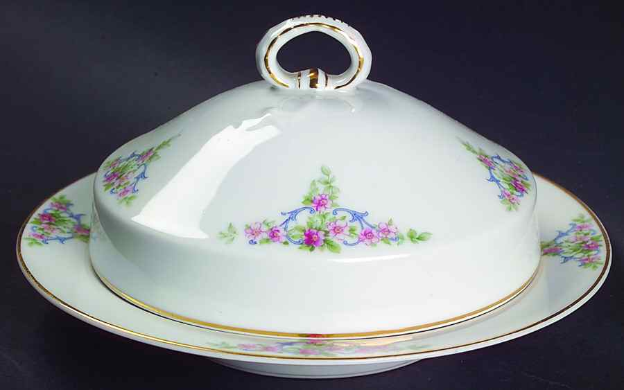 The Eton Round Covered Butter by Tirschenreuth-1