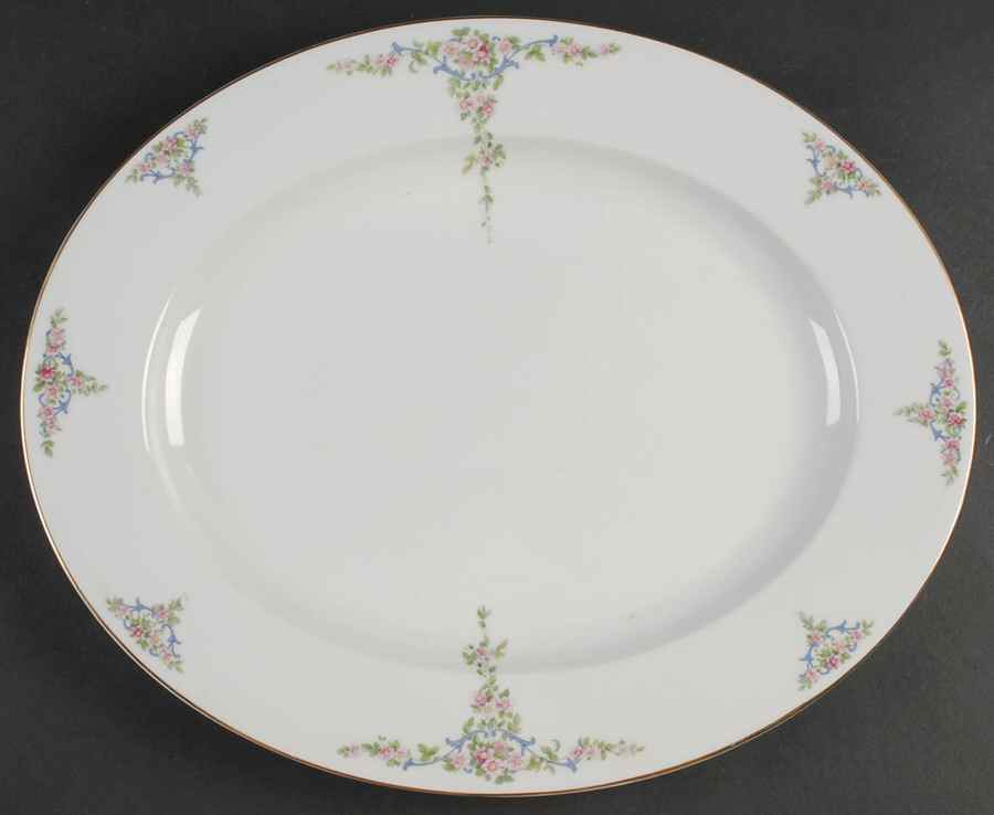 The Eton 16" Oval Serving Platter by Tirschenreuth-1