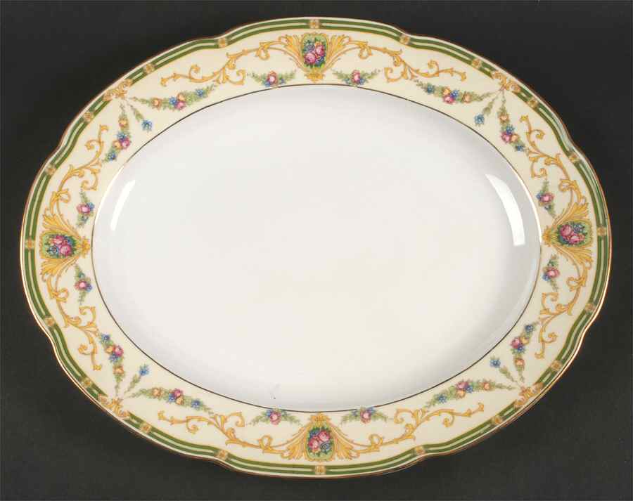 Euston 14" Oval Serving Platter by Tirschenreuth-1