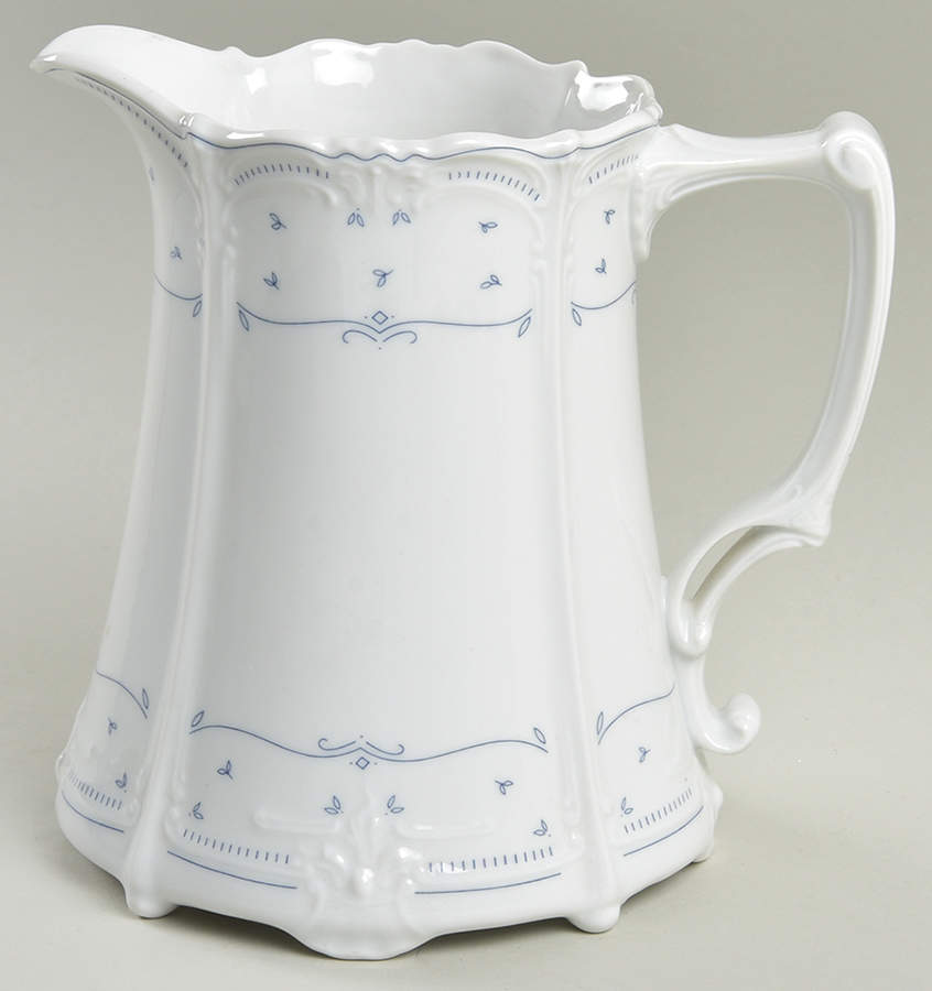 Fleur De Lis Blue 28 Oz Pitcher by Tirschenreuth-1
