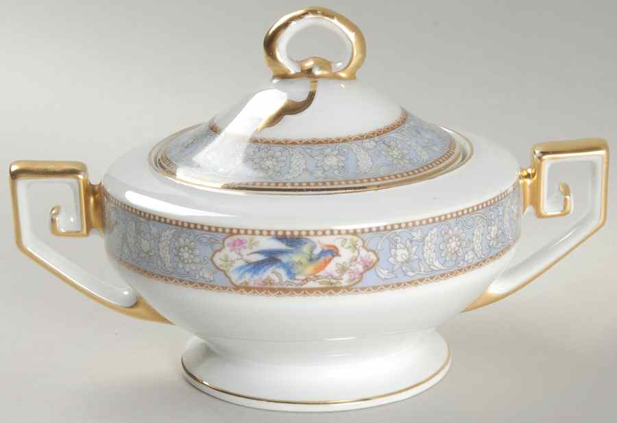 Florida Sugar Bowl & Lid by Tirschenreuth-1