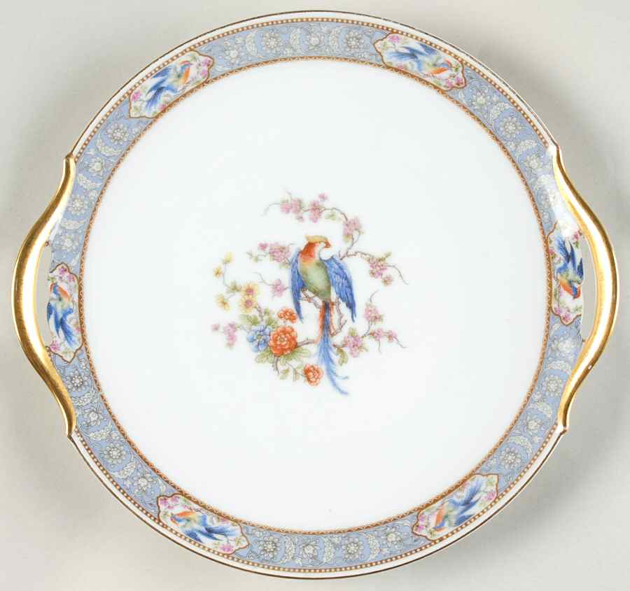 Florida Handled Cake Plate by Tirschenreuth-1