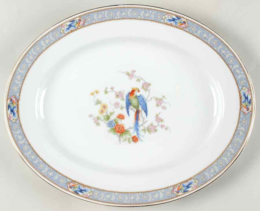 Florida 14" Oval Serving Platter by Tirschenreuth-1