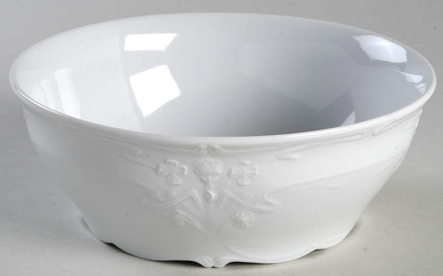 Fortuna White Coupe Cereal Bowl by Tirschenreuth-1