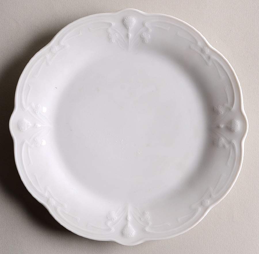 Fortuna White Bread & Butter Plate by Tirschenreuth-1