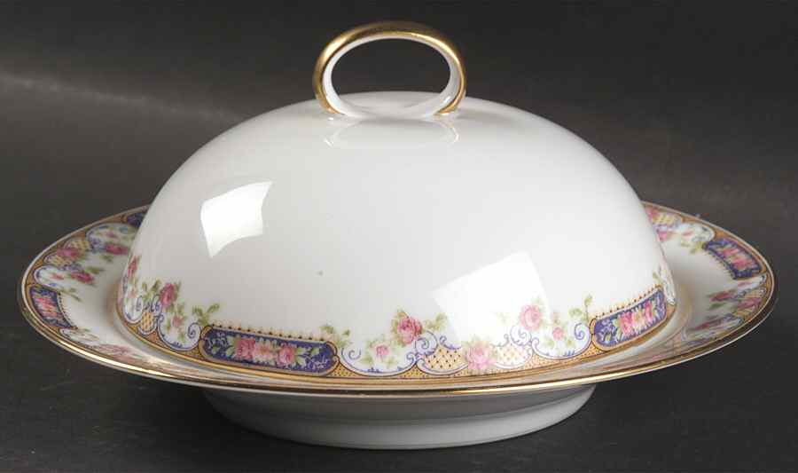Franklin Round Covered Butter by Tirschenreuth-1
