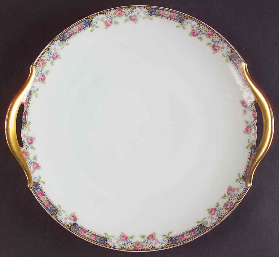 Franklin Handled Cake Plate by Tirschenreuth-1