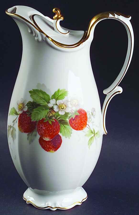 Fruit Coffee Pot & Lid by Tirschenreuth-1