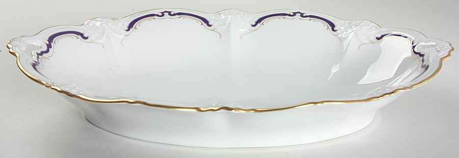 Gloriette 12" Oval Vegetable Bowl by Tirschenreuth-1