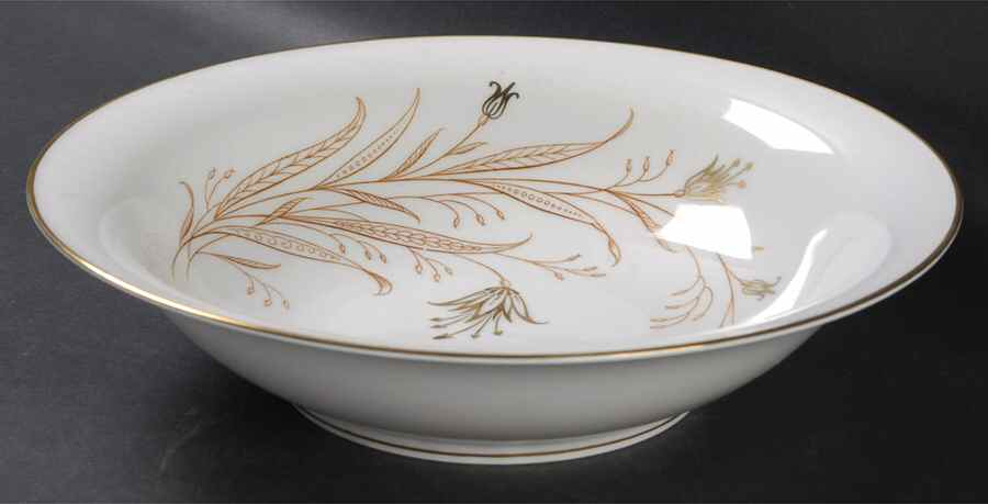 Golden Bell 9" Round Vegetable Bowl by Tirschenreuth-1