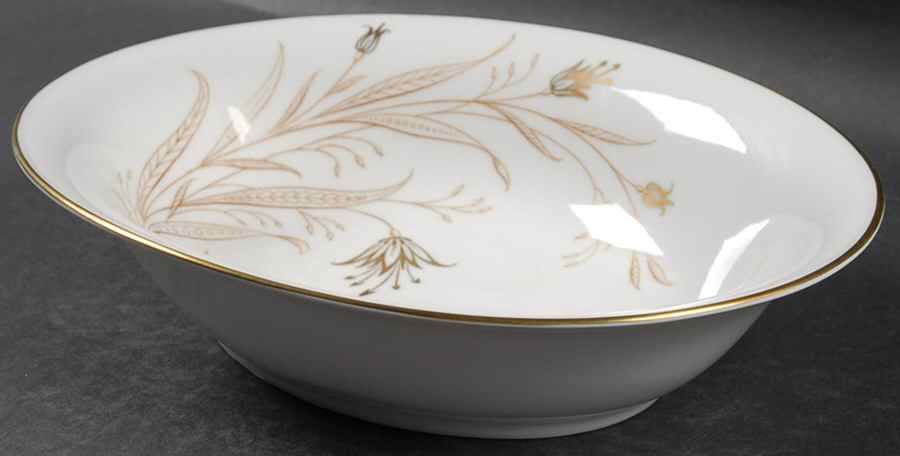 Golden Bell 10" Oval Vegetable Bowl by Tirschenreuth-1