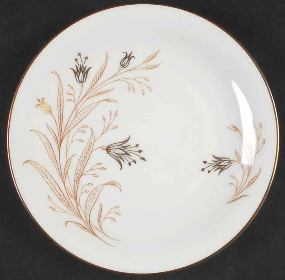 Golden Bell Salad Plate by Tirschenreuth-1