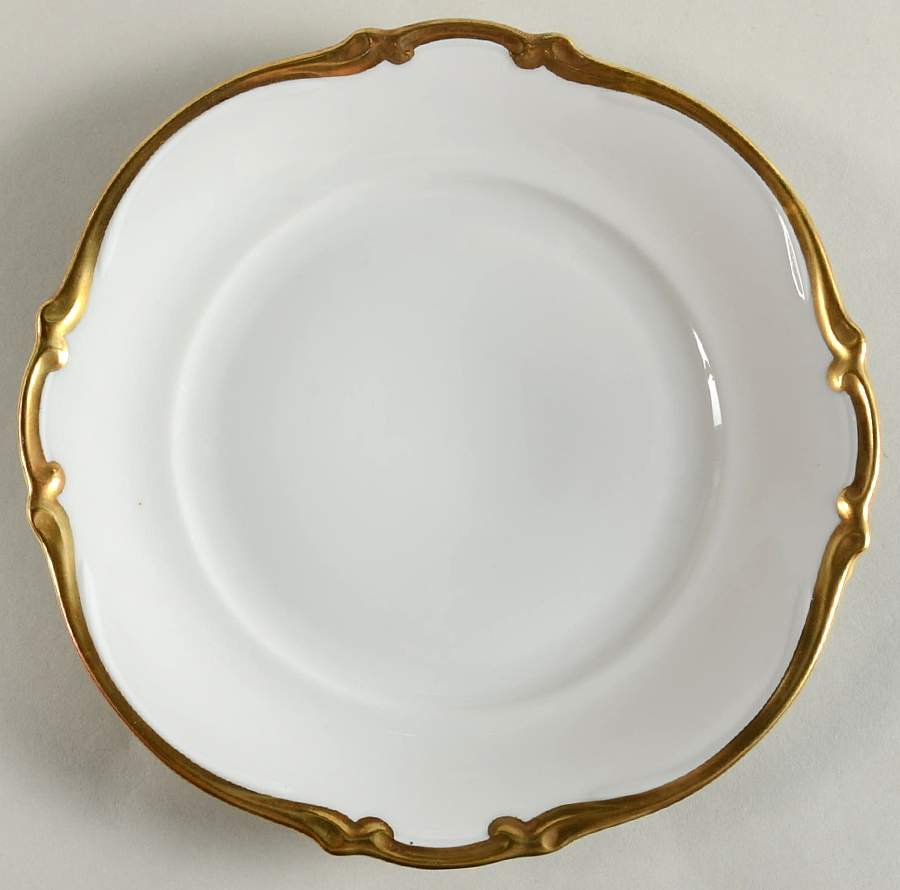 Golden Band Salad Plate by Tirschenreuth-1