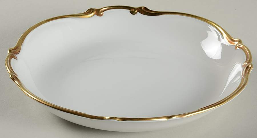 Golden Band Coupe Soup Bowl by Tirschenreuth-1