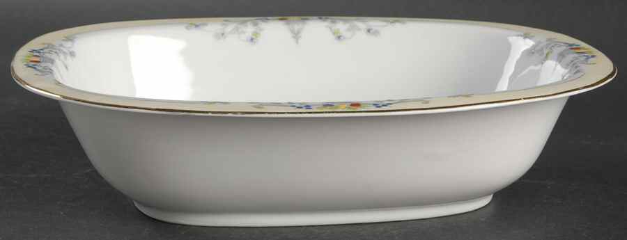 Golden West 9" Oval Vegetable Bowl by Tirschenreuth-1
