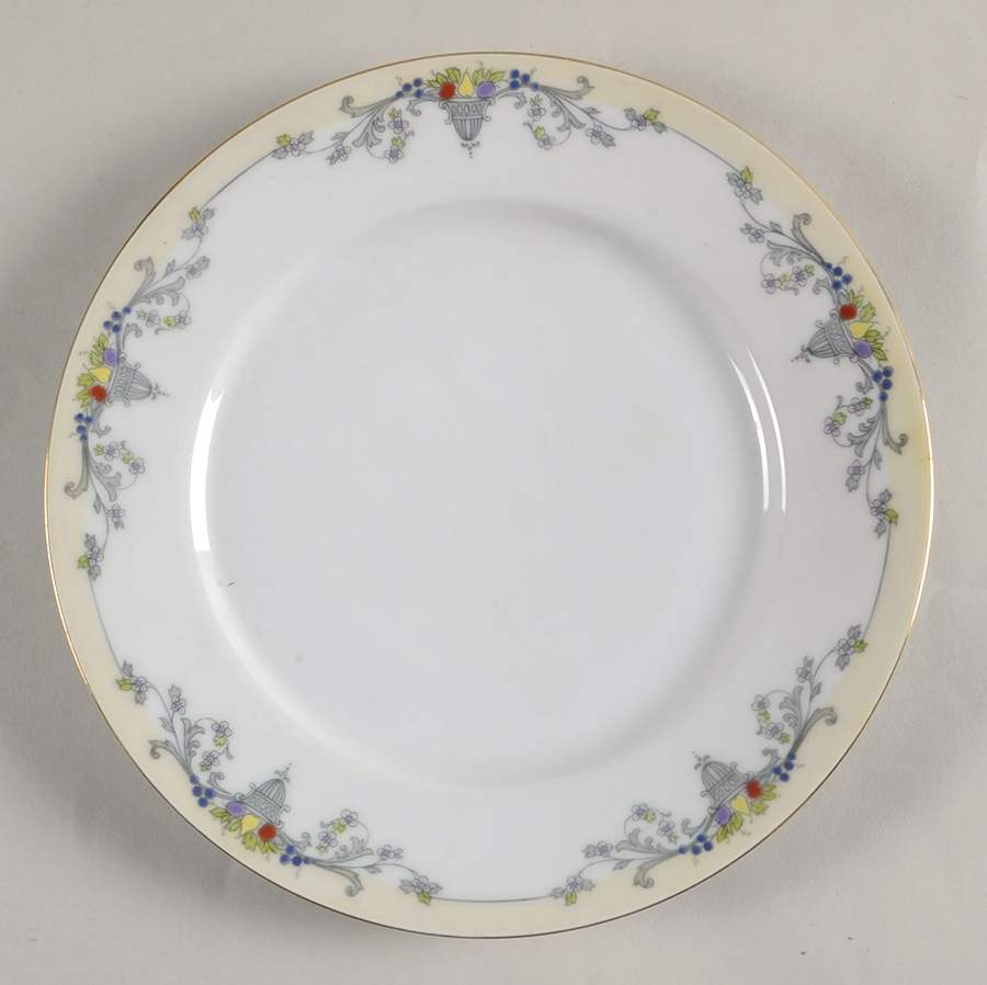 Golden West Luncheon Plate by Tirschenreuth-1