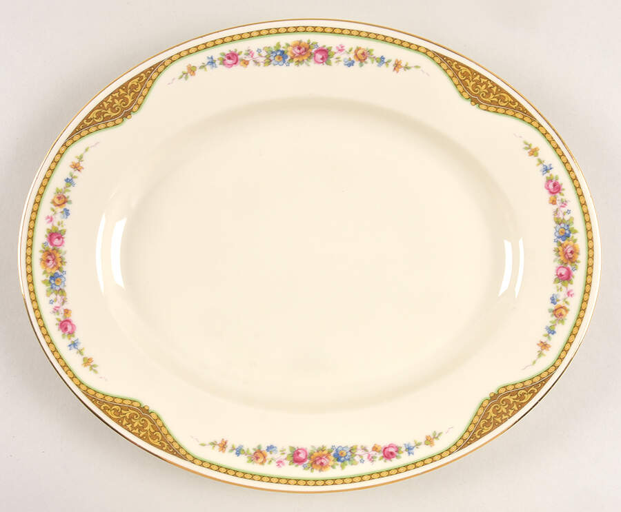 The Grimsby 12" Oval Serving Platter by Tirschenreuth-1