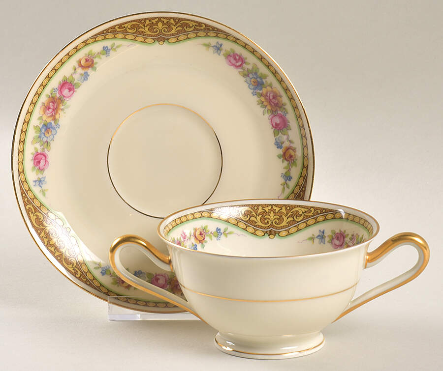 The Grimsby Bouillon Cup & Saucer by Tirschenreuth-1