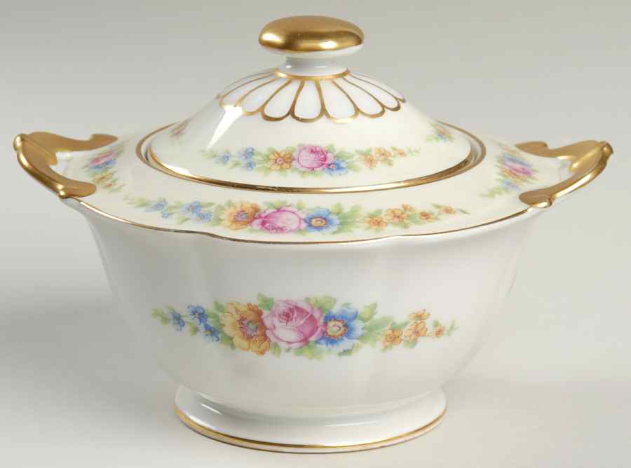 The Hampton Sugar Bowl & Lid by Tirschenreuth-1