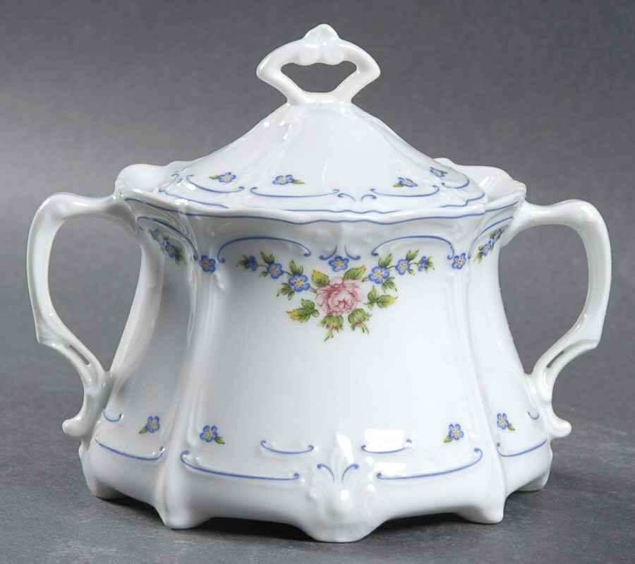 Isabelle Sugar Bowl & Lid by Tirschenreuth-1
