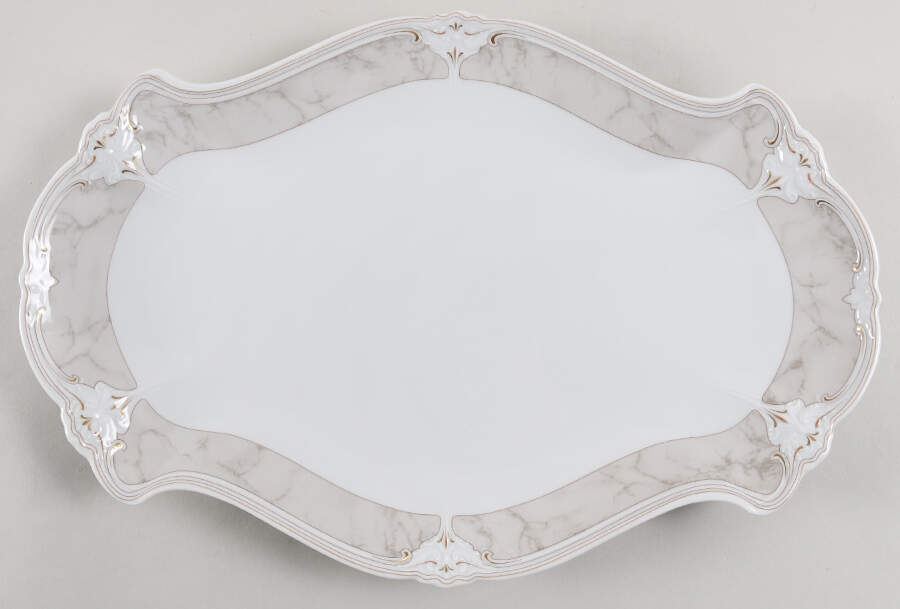 Jacqueline 15" Oval Serving Platter by Tirschenreuth-1