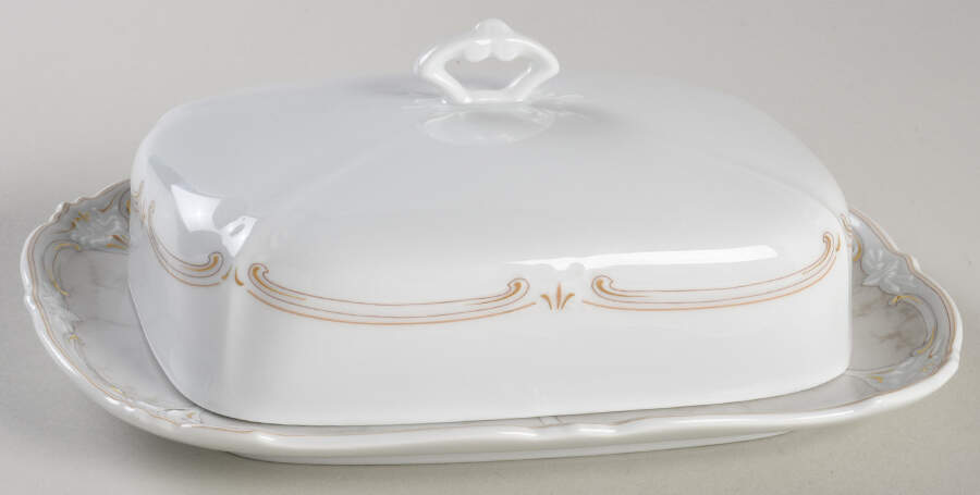 Jacqueline Rectangular Covered Butter by Tirschenreuth-1