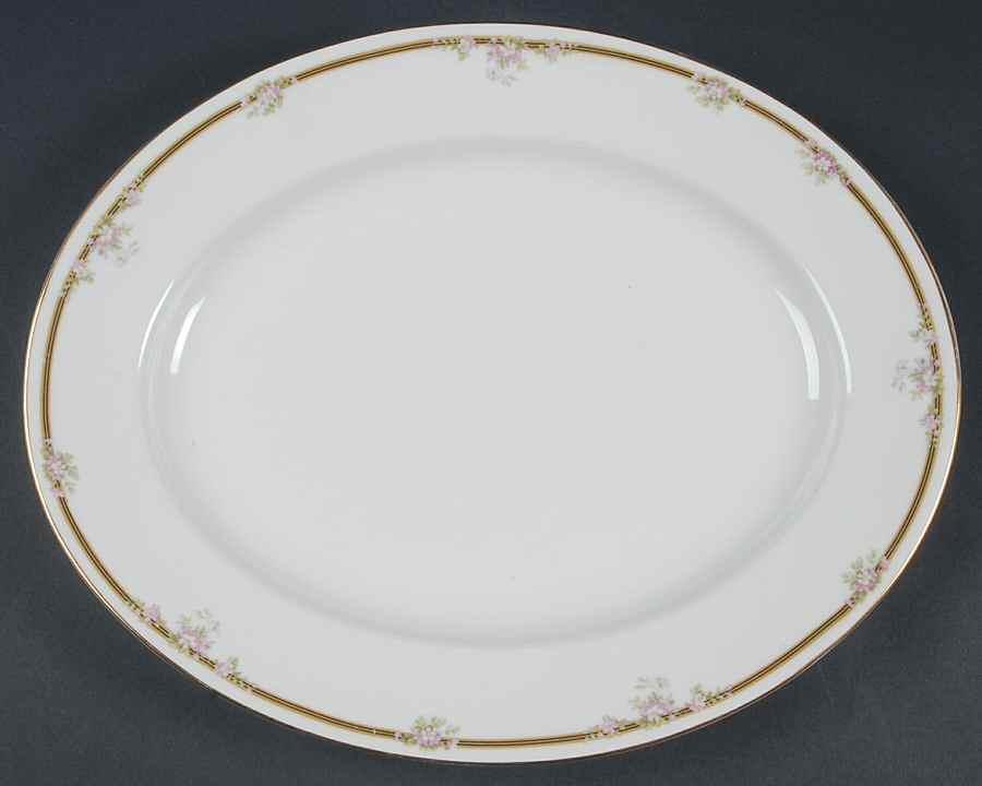 Kingston 14" Oval Serving Platter by Tirschenreuth-1