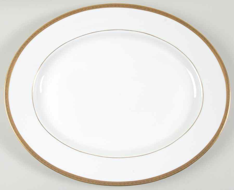 Laurel 16" Oval Serving Platter by Tirschenreuth-1