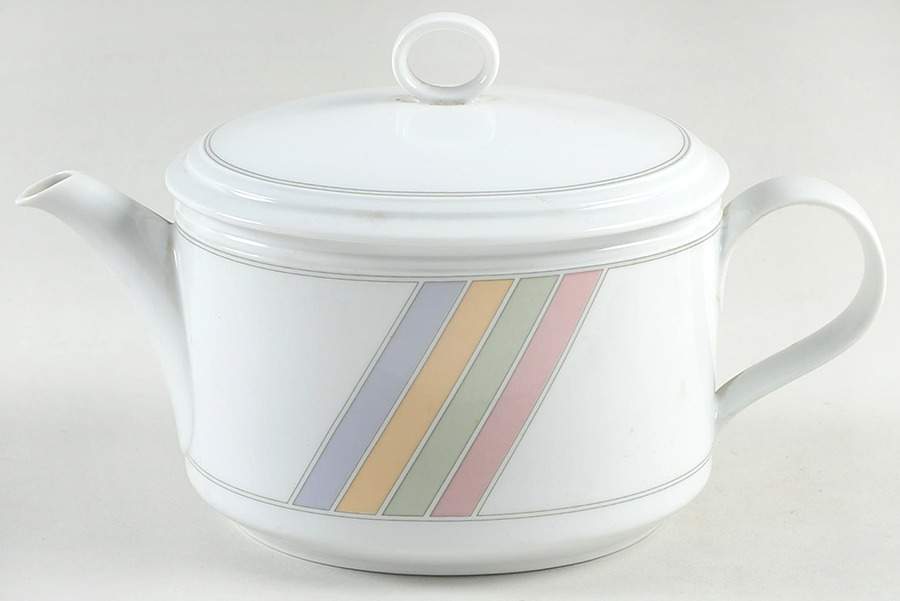 Lido Teapot & Lid by Tirschenreuth-1