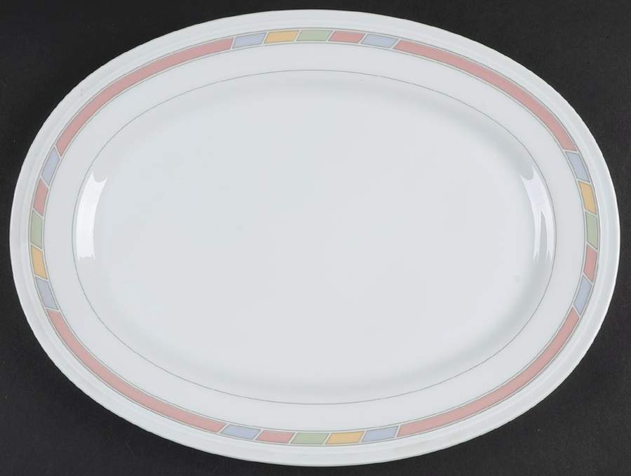 Lido 12" Oval Serving Platter by Tirschenreuth-1