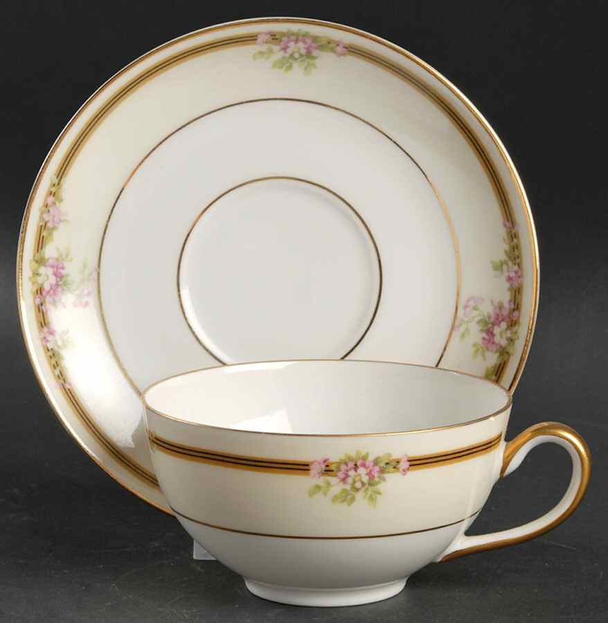 Madison Flat Cup & Saucer Set by Tirschenreuth-1