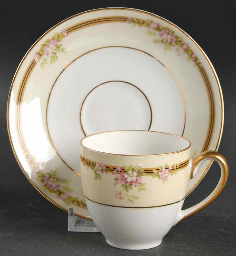 Madison Flat Demitasse Cup & Saucer Set by Tirschenreuth-1