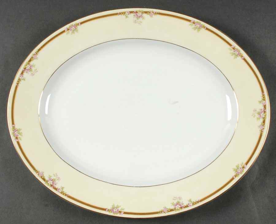 Madison 14" Oval Serving Platter by Tirschenreuth-1