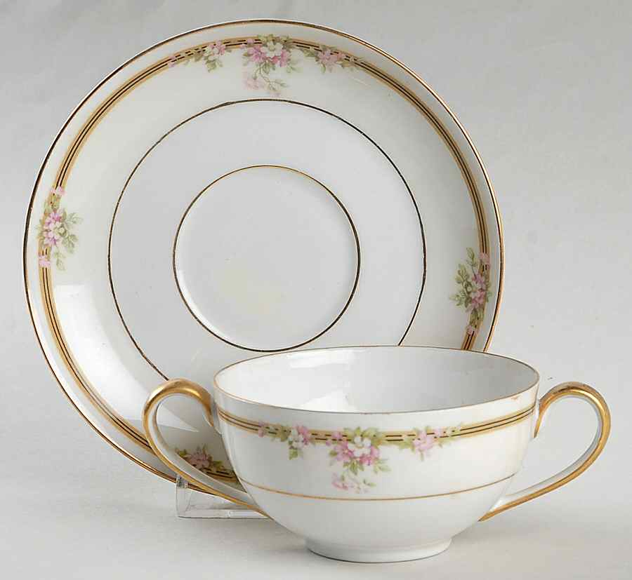 Madison Flat Bouillon Cup & Saucer by Tirschenreuth-1